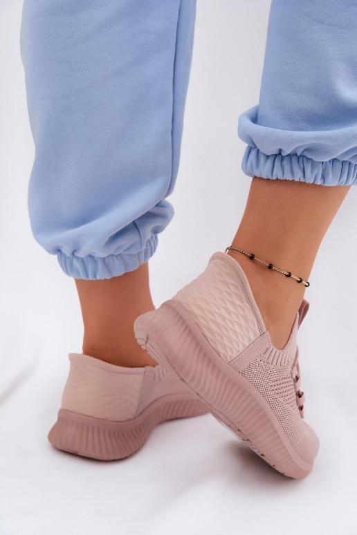 Roze instapsneakers Olive