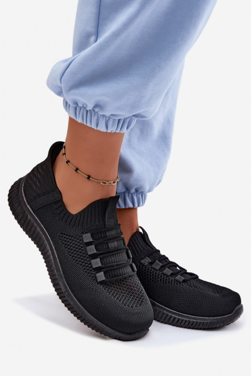 Zwarte instapsneakers Olive