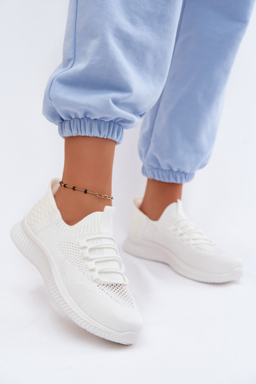Witte instapsneakers Olive