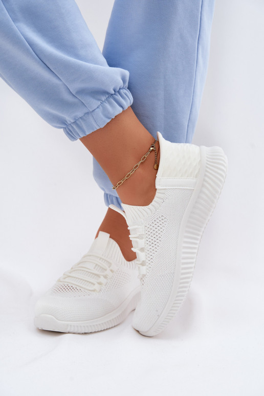 Witte instapsneakers Olive