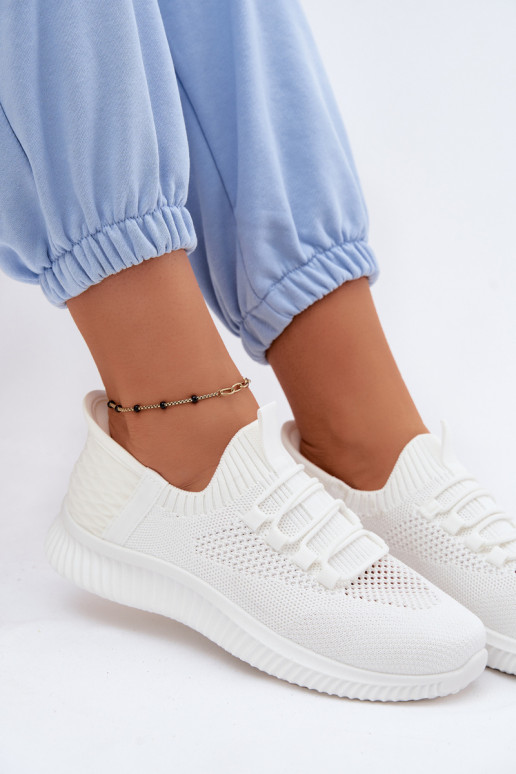 Witte instapsneakers Olive