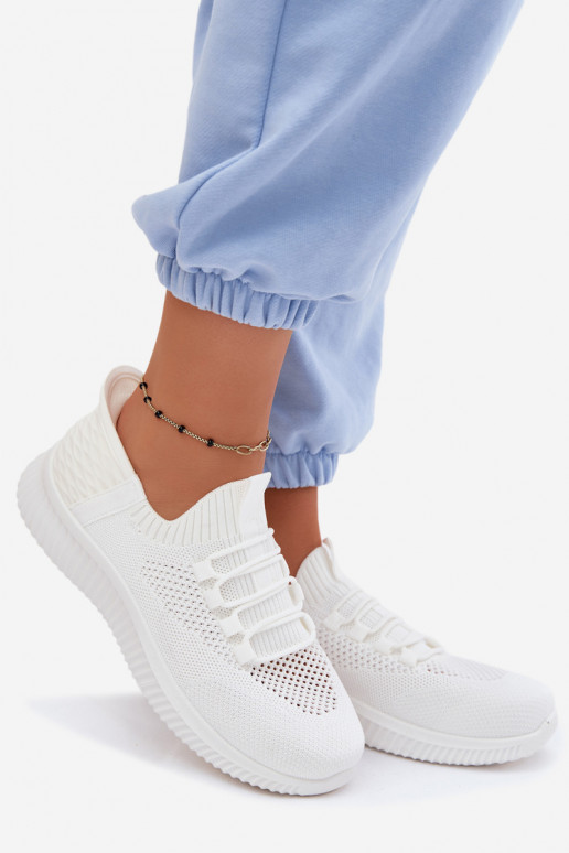 Witte instapsneakers Olive