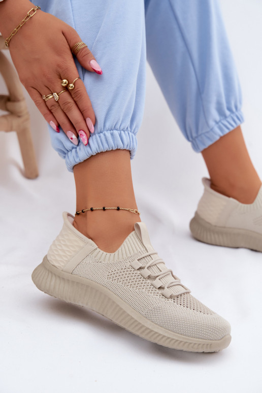 materiaal Persistent model sportschoenen Dames beige Olive