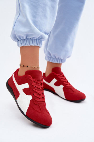 Rode sneakers voor dames Tai
