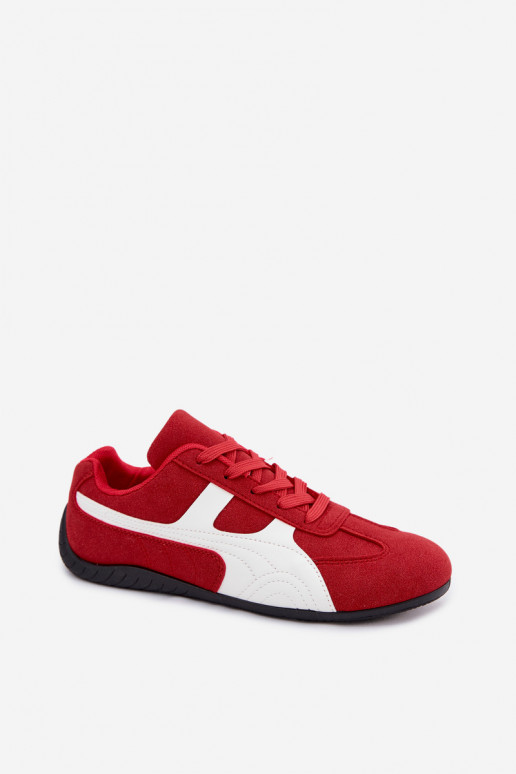 Sneakers model schoenen Dames rood Het heeftple