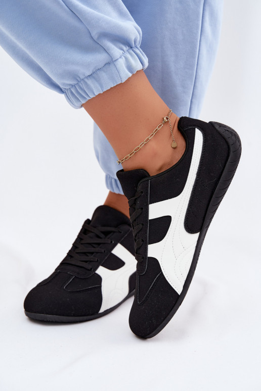 Zwarte sneakers voor dames Tai