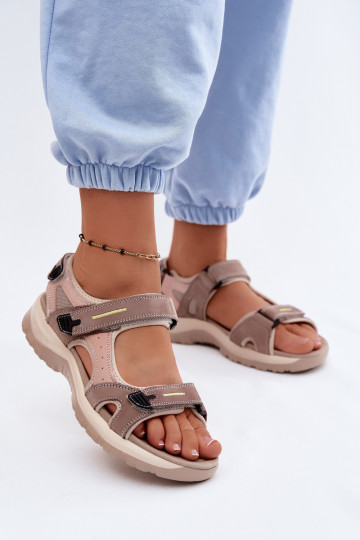 Dames sandalen Dames IN SportoInym Stylu McKeylor 95414 beige-roze 2
