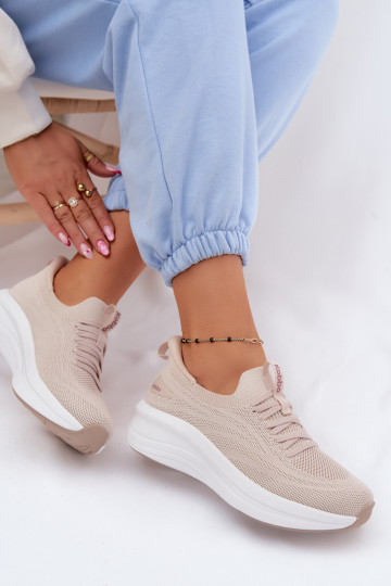 materiaal sportschoenen Sneakers model schoenen Dames Persistent model Kobbo 102425 beige