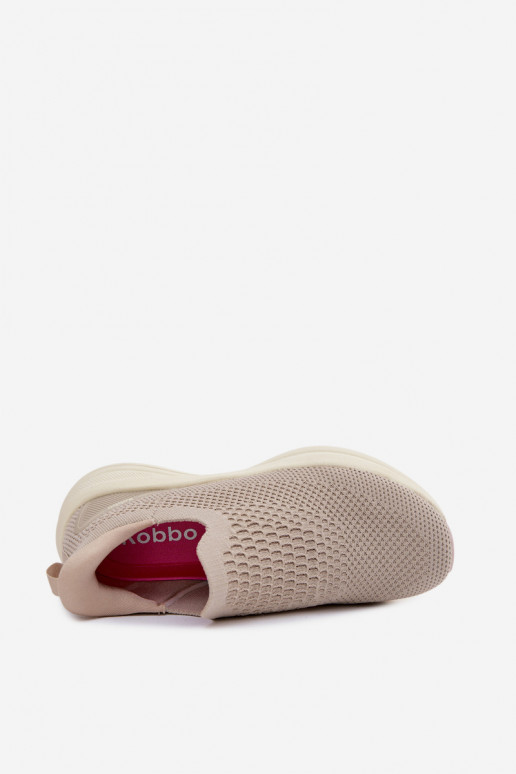 Instap sportieve schoenen Kobbo 102424 zandkleurig
