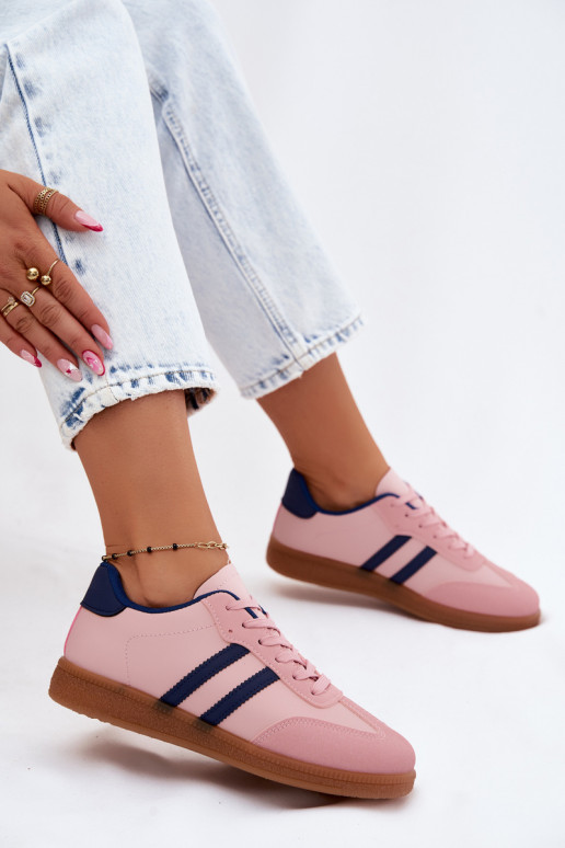 Sneakers model schoenen Dames roze Seabell