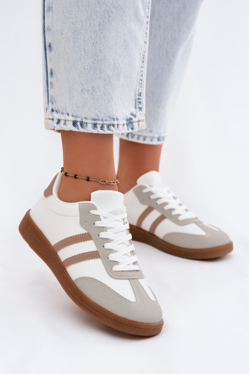Wit-beige sneakers Seabell