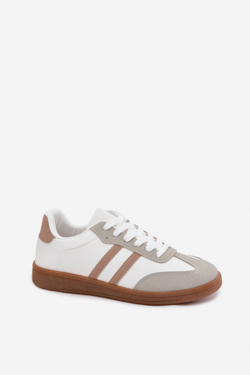 Wit-beige sneakers Seabell