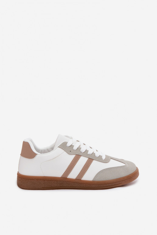 Wit-beige sneakers Seabell