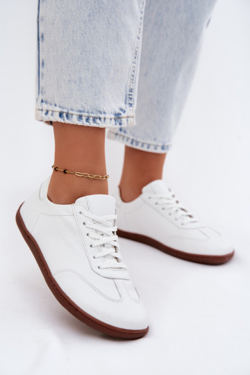 Leer Vrijetijdsschoenen Barefoot Zazoo N1243 Initte kleur 2