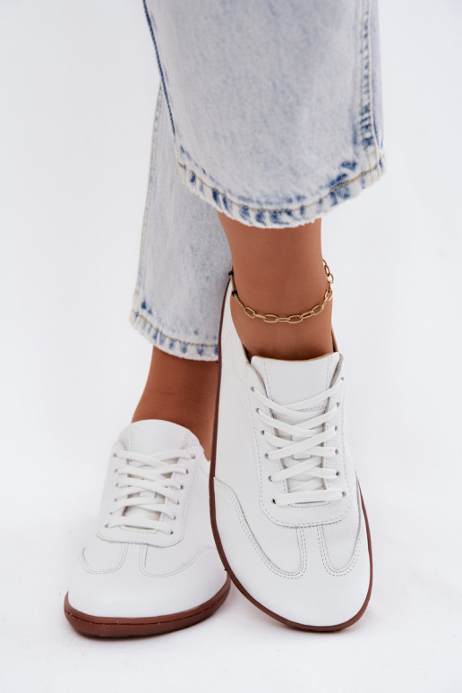 Leer Vrijetijdsschoenen Barefoot Zazoo N1243 Initte kleur