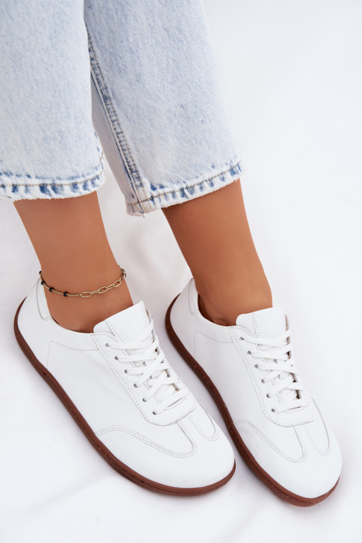 Leer Vrijetijdsschoenen Barefoot Zazoo N1243 Initte kleur