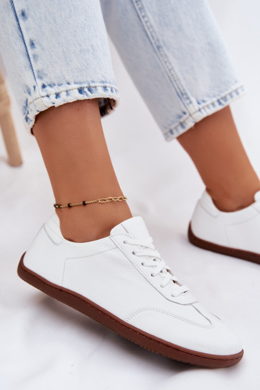 Leer Vrijetijdsschoenen Barefoot Zazoo N1243 Initte kleur