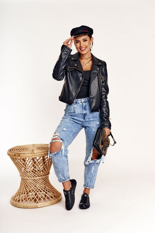 Leren damessneakers Big Star zInart V274871