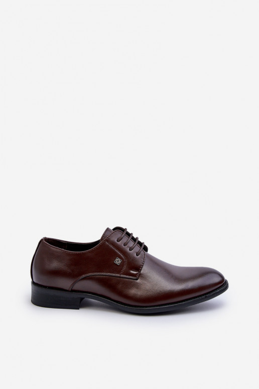 Heren elegante schoenen bruin Jenavee