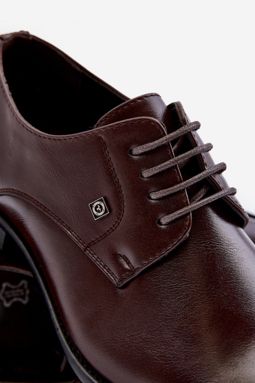 Heren elegante schoenen bruin Jenavee
