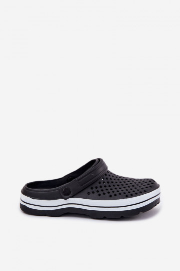 Lichte heren zwarte slippers Tai Turiravena 2