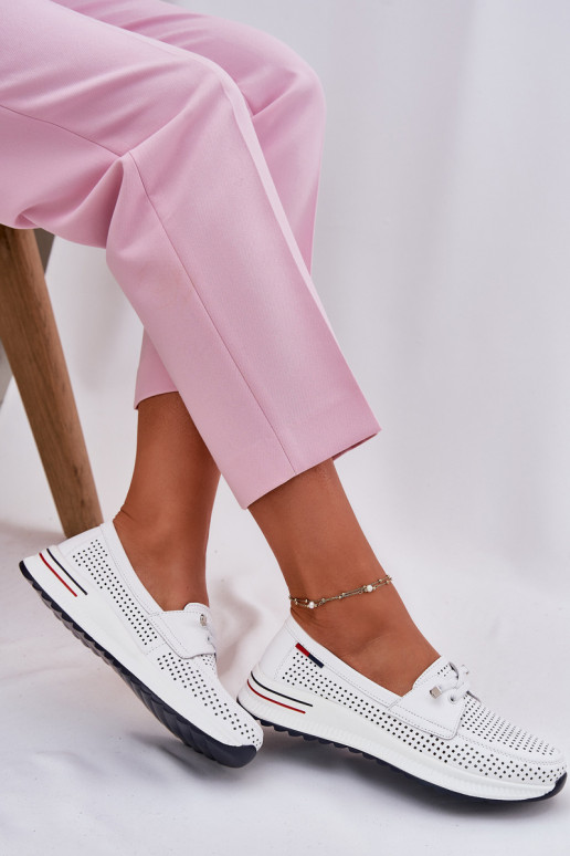 Dames witte platform schoenen Violeth