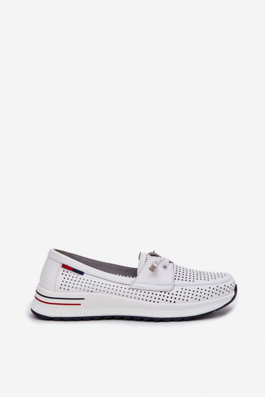 Dames witte platform schoenen Violeth