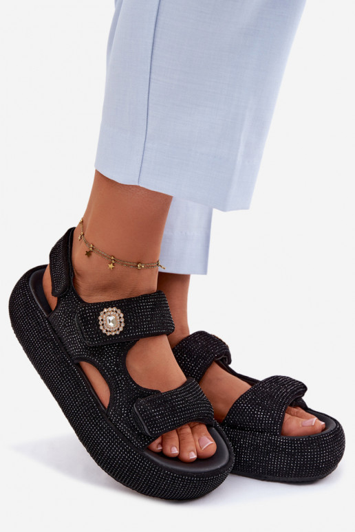 Versierd Dames sandalen met platform GOE TT2N4102 zInart