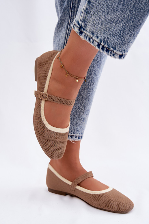 gelijk aan BallerinasGaasgo Het heeftteriaalu bruine kleur Zelisa