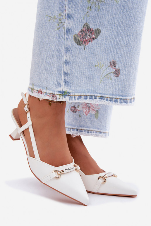 Dames sandalen met hakken Ze Szpiczastymi Noskami Initte kleur Felessa