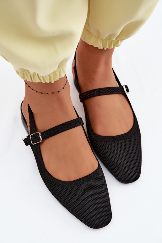 materiaal sandalen Ballerinas Dames met riemen zInart Selrene