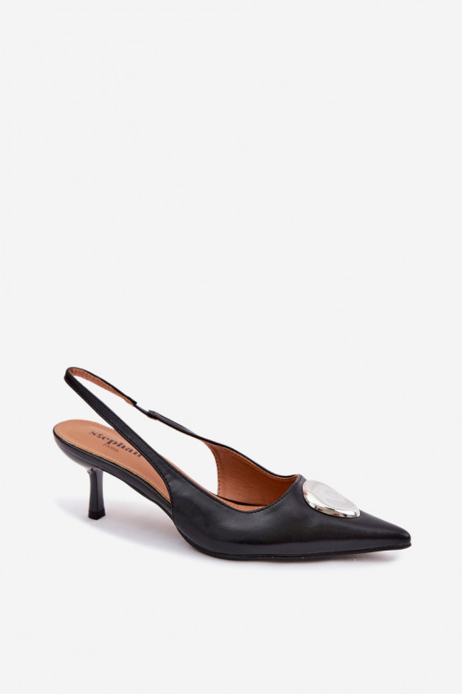 Dames sandalen met dunne hakken Met sierlijk Detalem zInart Isadora