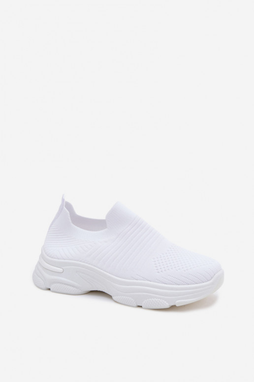 Witte dames instapsportschoenen Floraine