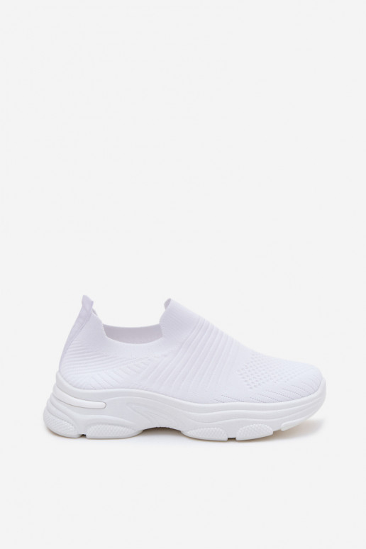 Witte dames instapsportschoenen Floraine