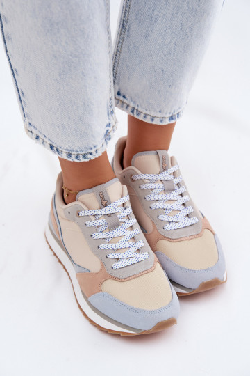 Blauwe dames sneakers van suede McArthur MA2512IN