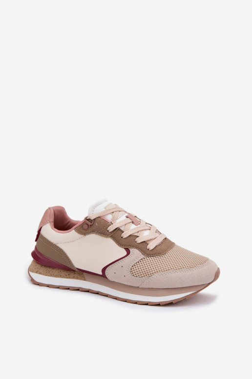 Zandkleurige dames sportschoenen McArthur MA257IN