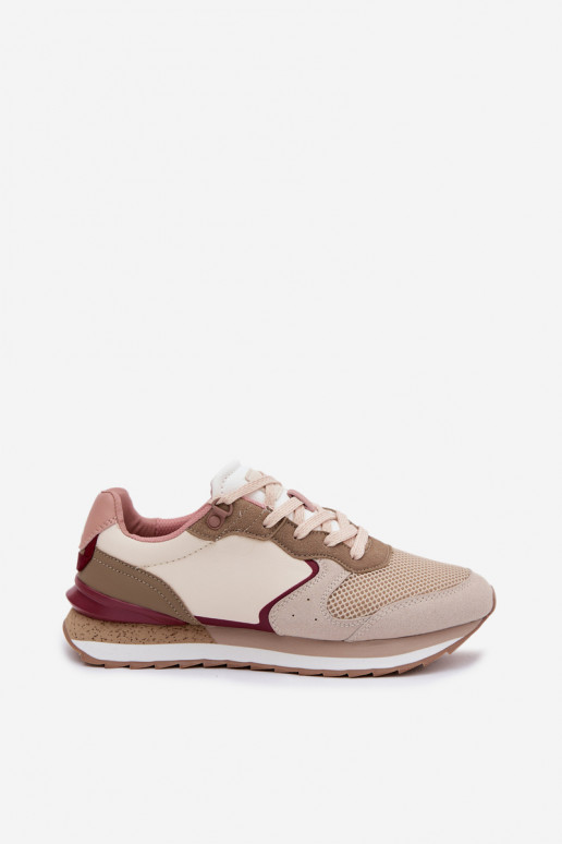 Zandkleurige dames sportschoenen McArthur MA257IN