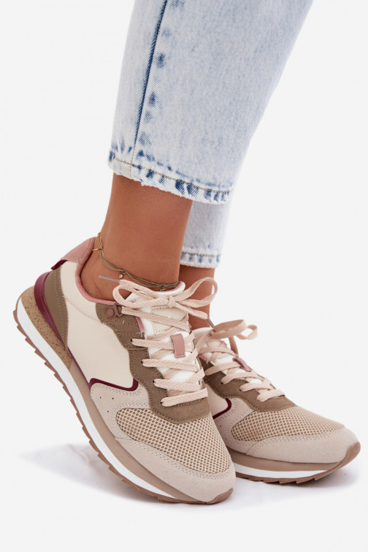 sportschoenen Sneakers model schoenen Dames McArthur MA257IN beige