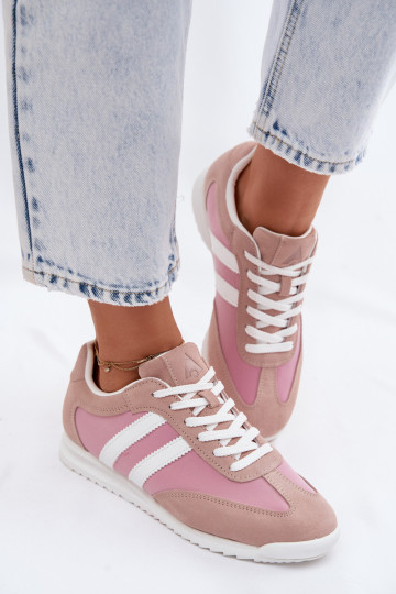 van suède Sneakers model schoenen sportschoenen Dames McArthur MA258IN roze