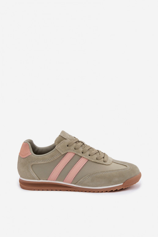 Groene dames sportschoenen van suede McArthur MA258IN