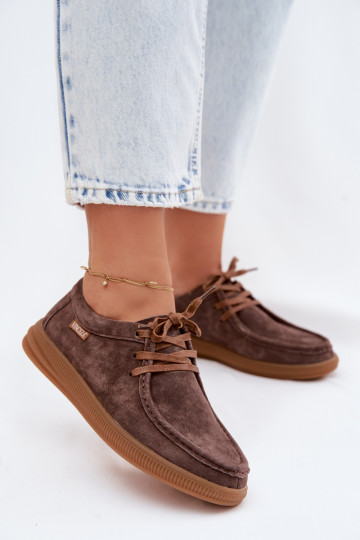 schoenenOpturalnego van suèdeu Vinceza 95391 bruine kleur 2
