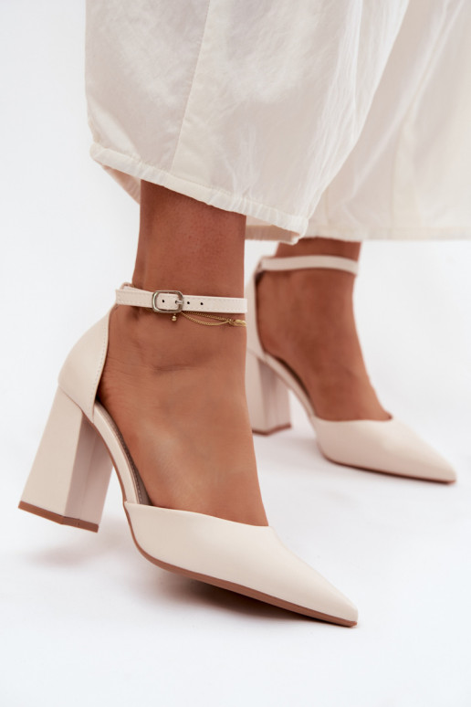 Schoenen met hakkenImitacji Skóry ivoor Selvra