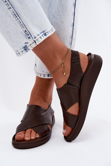 Zazoo 40392 Dames sandalen Dames CzekoladoIne 2