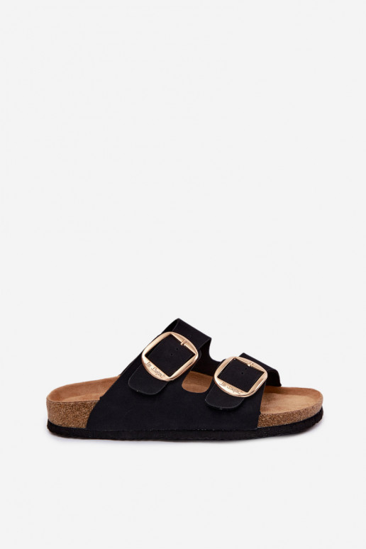 Damespantoffels Op een kurkzool met gespen Lee Cooper LCIN-26-35-4455L zInart