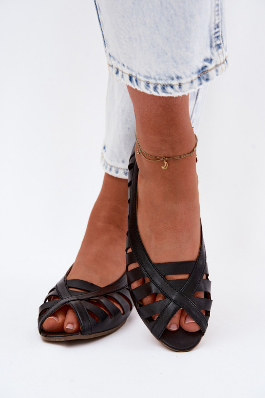 Leer OpengeInerkte ballerinas Het heeftciejka P7540-01 zInart