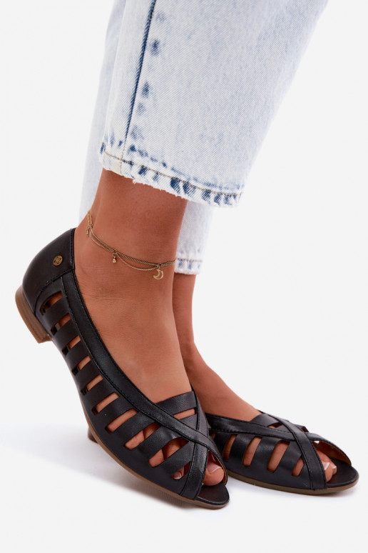 Leer OpengeInerkte ballerinas Het heeftciejka P7540-01 zInart