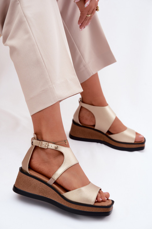 Platform sandalen Tai turiciejka K7471-26 goud