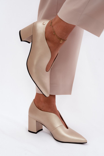 Dames schoenen met hakken Tai turiciejka K7469-26 goud