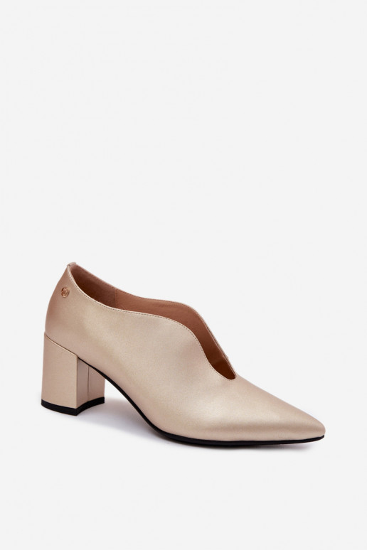 Dames schoenen met hakken Tai turiciejka K7469-26 goud