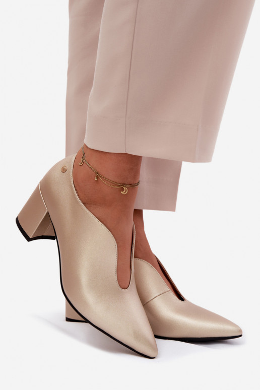 Dames schoenen met hakken Tai turiciejka K7469-26 goud